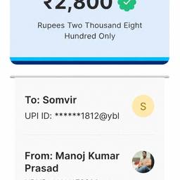 Editable UPI Payment Screenshot