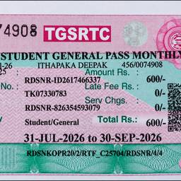 Bus Pass Date Edit