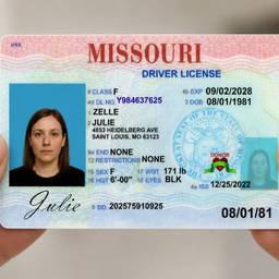 Hand Holding ID Card