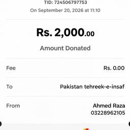 Edit Donation Receipt