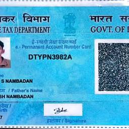 Before - PAN Card Date Edit
