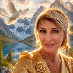Spiritual Mountain Portrait