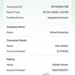 Después - Edición del Monto en Recibo de Pago