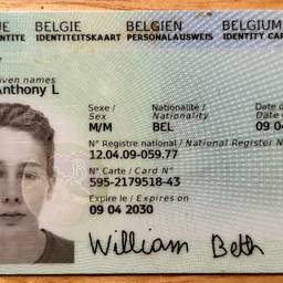 Belgian ID Birth Year Edit