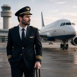 Pilot Uniform Photo Edit