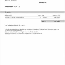 After - Invoice Price Edit