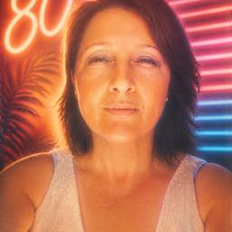After - 80s Neon Glow Portrait