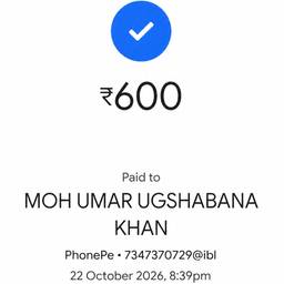 PhonePe Payment Screenshot Edit