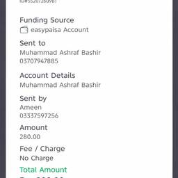 Edit Payment Receipt Details