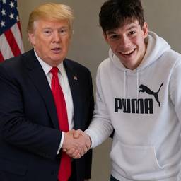 Shaking Hands With Trump