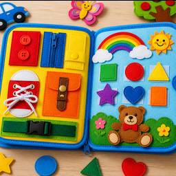 Colorful Toddler Busy Book