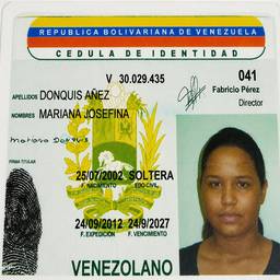 Venezuelan ID Card Date Edit