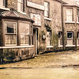 Before - Colorize Old Pub Photo