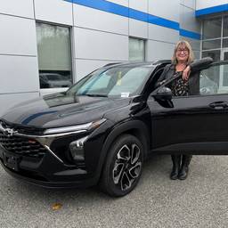 Woman in Black SUV