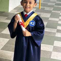 After - K2 Graduation Photo Edit