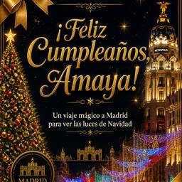 Madrid Christmas Gift Voucher