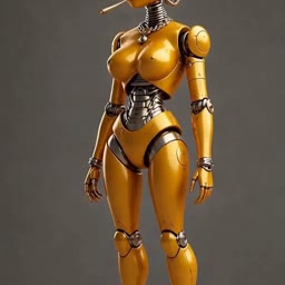 Depois - Baforadas de fumaça de robô dourado