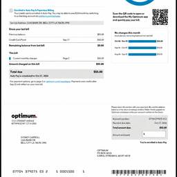Utility Bill Name Change