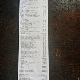 Restaurant Receipt Editor