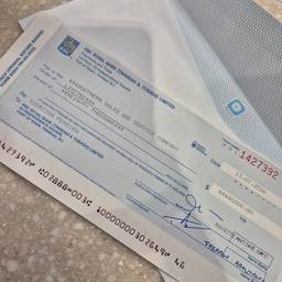 Avant - Modifier la date et le montant du chèque