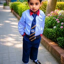 Vibrant School Portrait