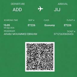 Boarding Pass Number Edit