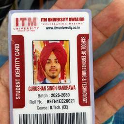 Student ID Card Year Edit