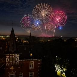 Fireworks City Skyline