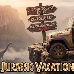Jurassic Vacation Poster