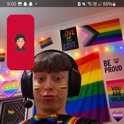 Rainbow Pride Selfie