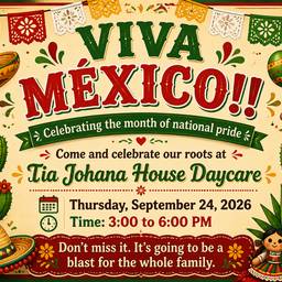 Mexican Kermes Party Invite