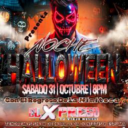 Antes - Redesign de Flyer para Festa de Halloween