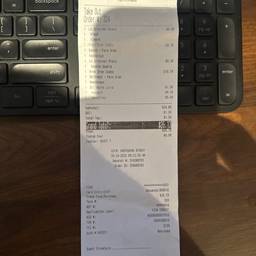 Avant - Modifier le total et la date du reçu