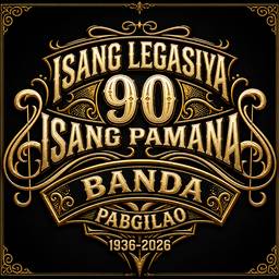 Depois - Pôster de Banda de Aniversário Dourado