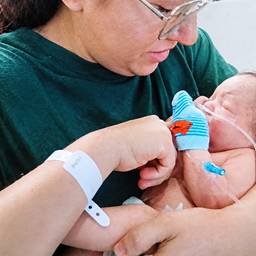 Mother and Newborn Photo
