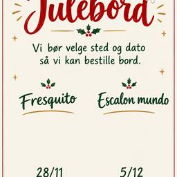 Festive Julebord Invitation