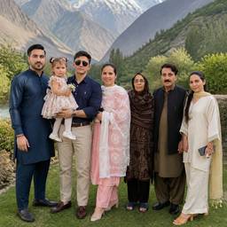 Family Portrait Hunza Valley