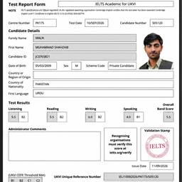 IELTS Document Photo Swap