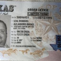 Texas License Expiry Edit