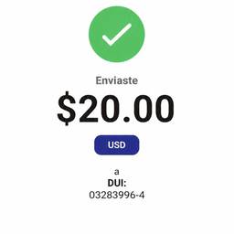 Después - Editar el monto de pago a $20