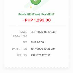 Editable Payment Receipt