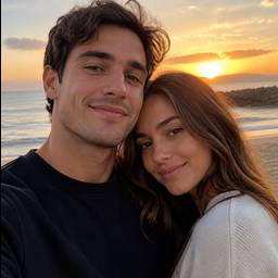 Romantic Sunset Couple