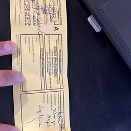 Receipt Date Edit