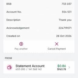 Bank Screenshot Paid Edit