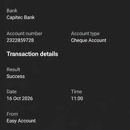 Bank Payment Screenshot Edit