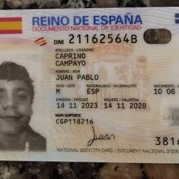 Spanish DNI Birth Date Edit