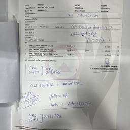 Before - Medical Report Name Edit