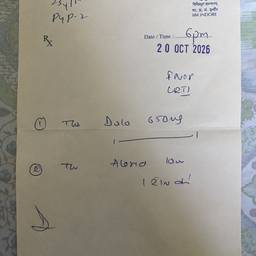 Prescription Date Change