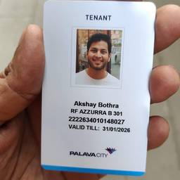 Antes - Editar data do cartão de identificação do inquilino