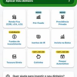 Depois - Edição de valores em app bancário